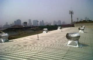 Pemasangan Turboair Turbine Ventilator proyek 12